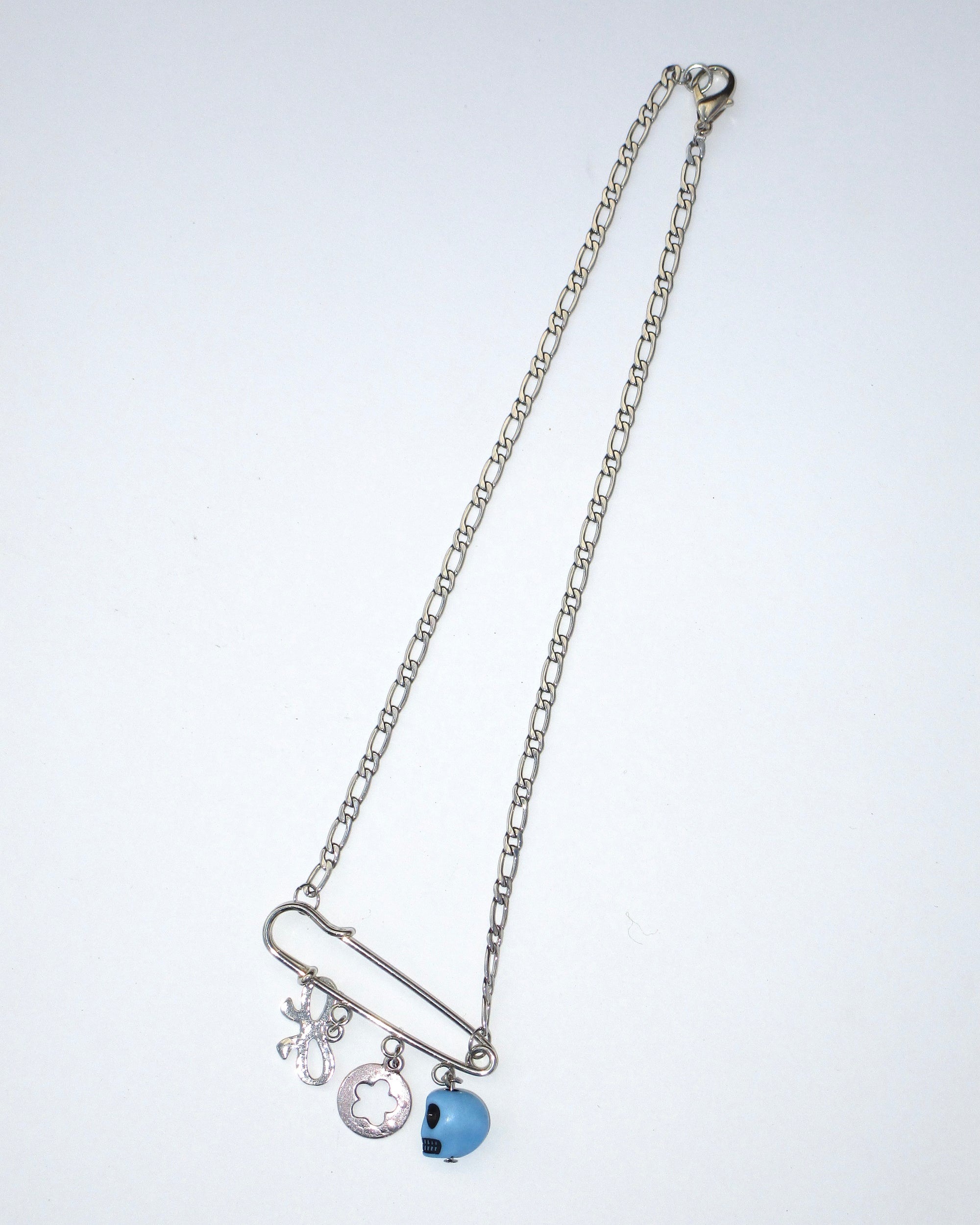 Jackie Safety Pin Necklace