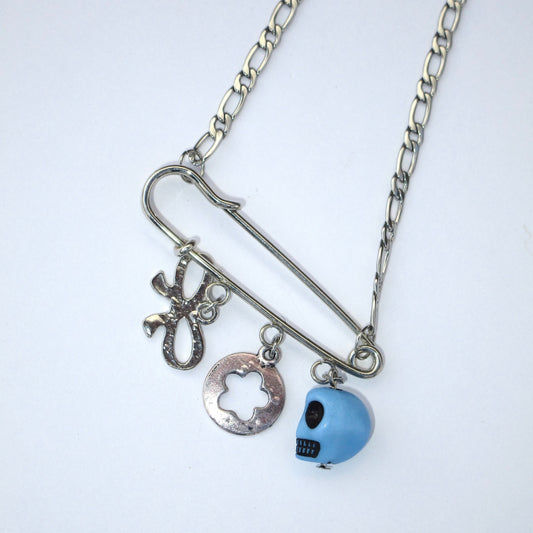 Jackie Safety Pin Necklace