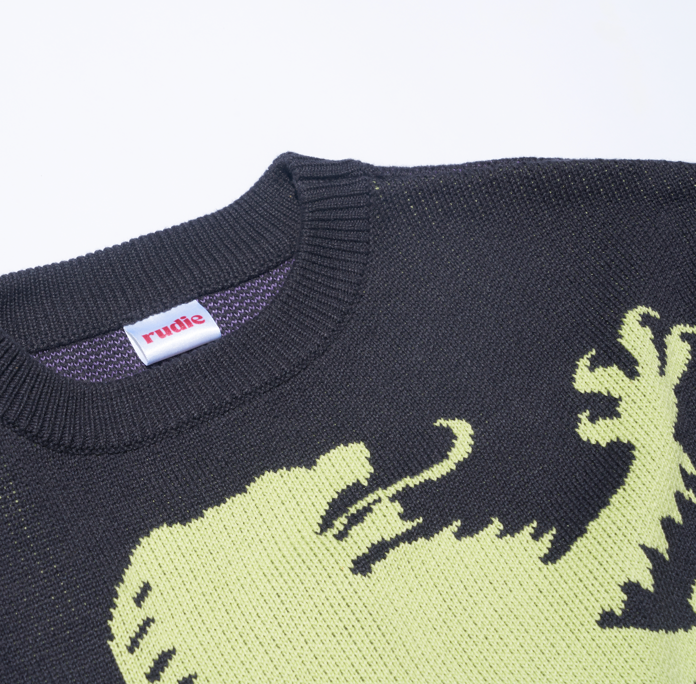 Jacquard Knit Sweater - Rampant Lion