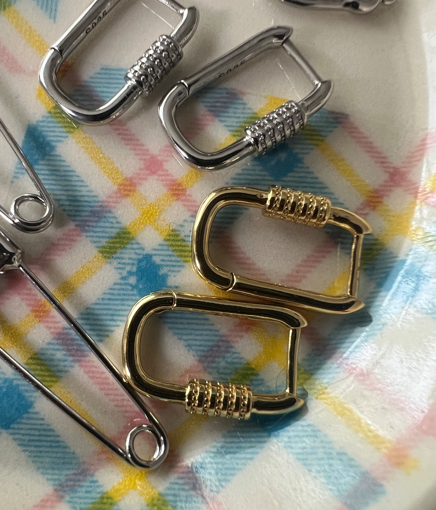 Carabiner Hoop Earrings