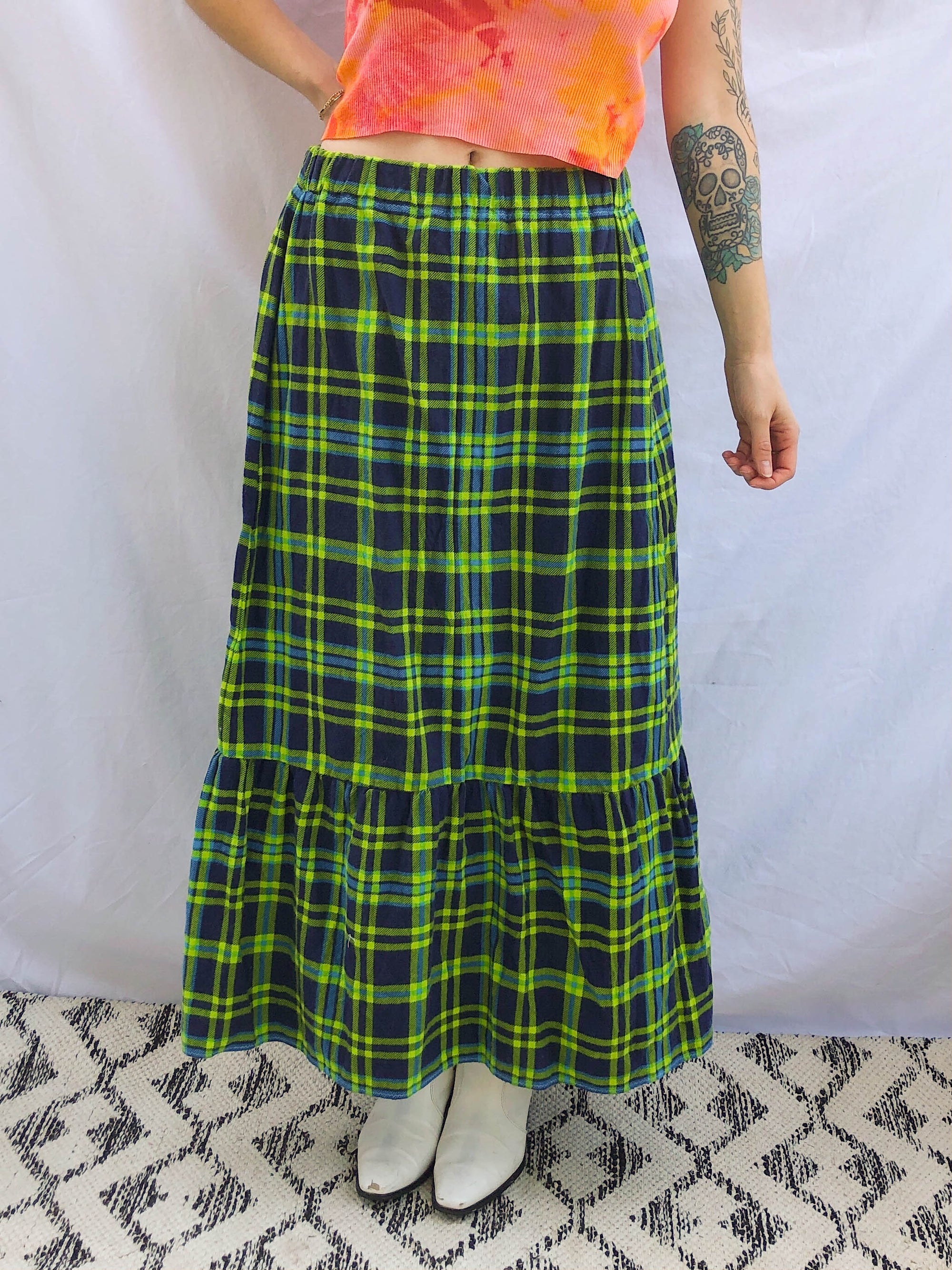 green gables maxi skirt
